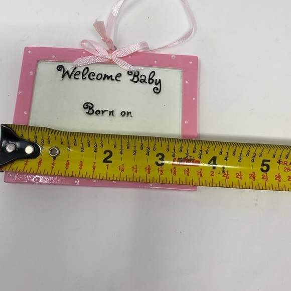 Welcome Baby Girl Customizable Ornament - Picture 4 of 5